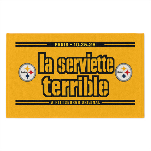 Pittsburgh Steelers French Towel – "La Serviette Terrible"
