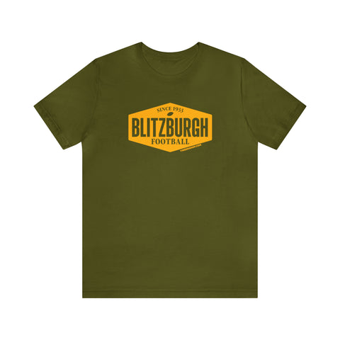 Blitzburgh Crest - Short Sleeve Tee T-Shirt Printify Olive S 