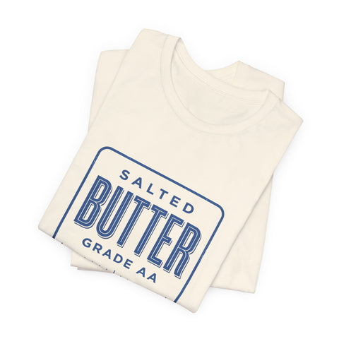 Salted Butter Label Tee | Vintage Food Graphics, Retro Diner Typography