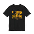 CITY OF CHAMPIONS YEARS T-SHIRT - UNISEX BELLA+CANVAS 3001 SHORT SLEEVE TEE T-Shirt Printify   