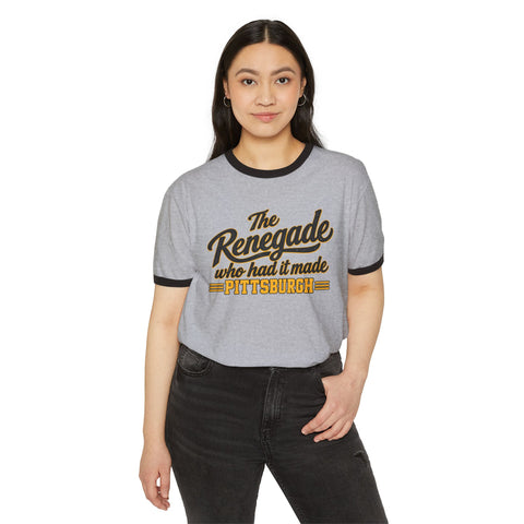 Pittsburgh Renegade - Next Level Unisex Cotton Ringer T-Shirt