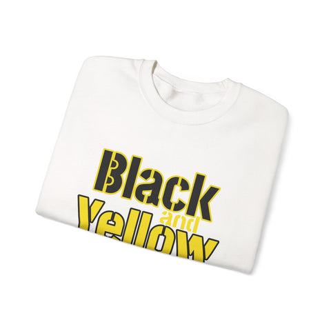 Pittsburgh Black and Yellow - Heavy Blend™ Crewneck Sweatshirt