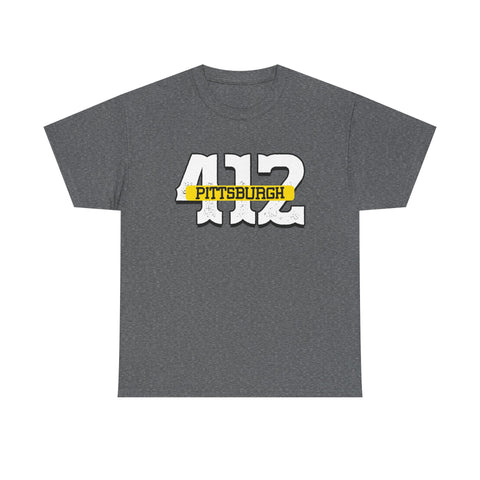 412 Pittsburgh - Unisex Heavy Cotton Tee