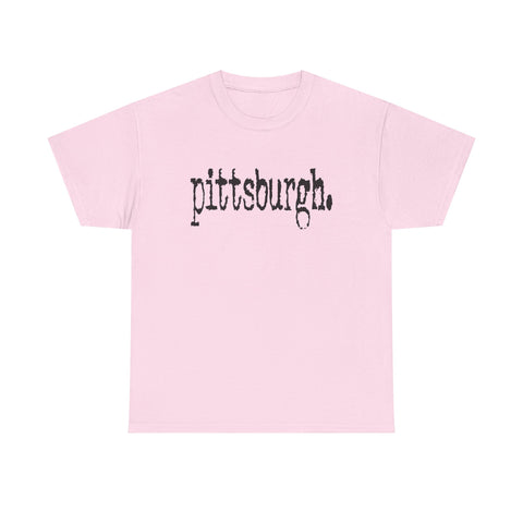 Pittsburgh Typewriter Unisex Heavy Cotton Tee