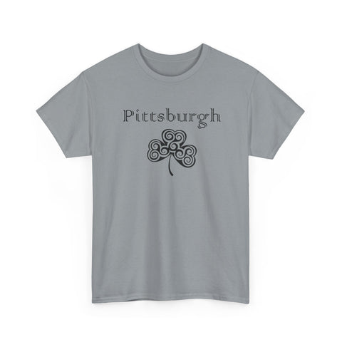 Pittsburgh Irish Clover - Unisex Heavy Cotton Tee