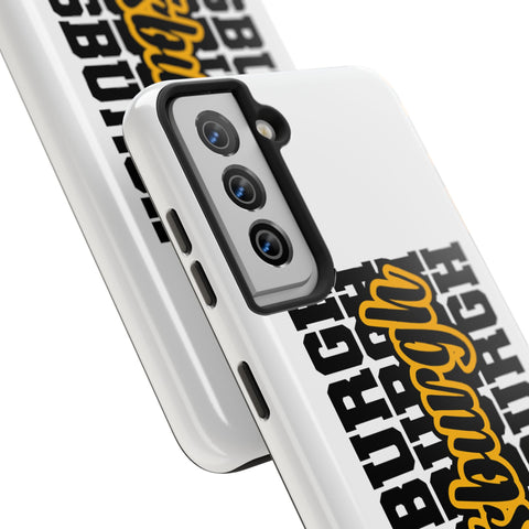 Pittsburgh Typography - iPhone Phone Case Mate Tough