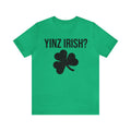 Irish Pittsburgher Yinz Irish Short Sleeve T-Shirt  - Unisex bella+canvas 3001 T-Shirt Printify Heather Kelly S 