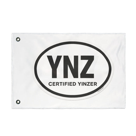 YNZ Certified Yinzer Double Sided Flag