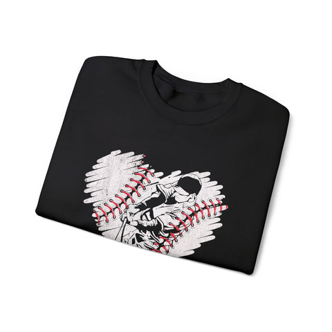 Pittsburgh Baseball Heart - Heavy Blend™ Crewneck Sweatshirt