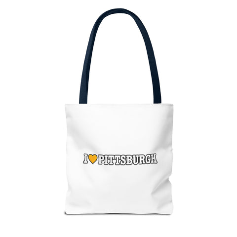 Pittsburgh Love Tote Bag — I  Pittsburgh Canvas Tote