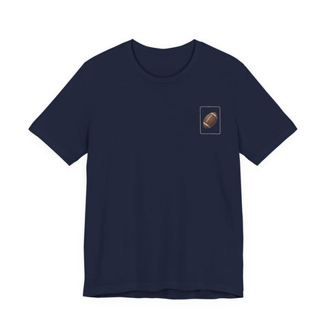 Benchwarmer Dog Football T‑Shirt — "Benched Again Somehow" Graphic Tee