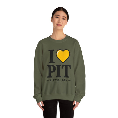 I Heart PIT - Gildan Heavy Blend™ Crewneck Sweatshirt