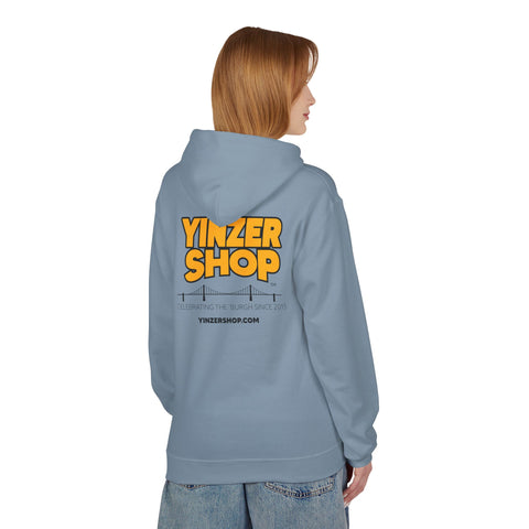 YinzerShop Serving Since 2015 - Print on back - Gildan SF500 Unisex Midweight Softstyle Fleece Hoodie