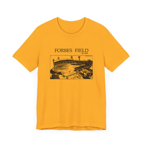 Forbes Field - 1909 - Retro Schematic - Short Sleeve Tee