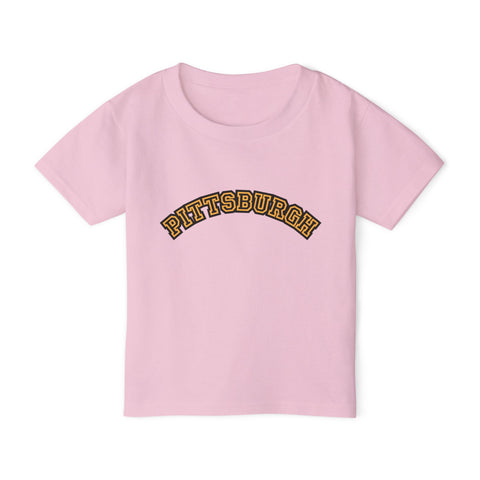 Pittsburgh Block Letters - Toddler T-Shirt