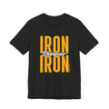 Iron Sharpens Iron - Proverbs 27:17 - Short sleeve T-shirt T-Shirt Printify Black Heather XS 