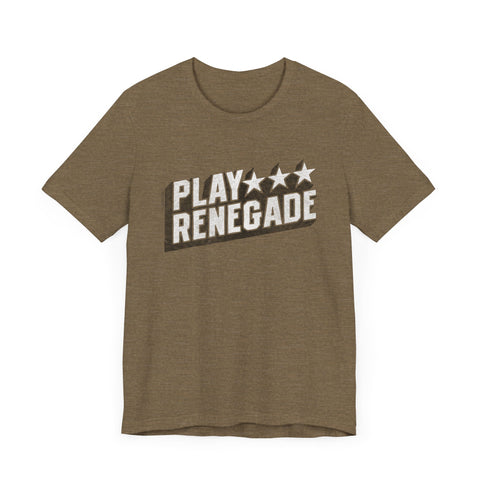 Play Renegade Pittsburgh Football - Short Sleeve Tee T-Shirt Printify   