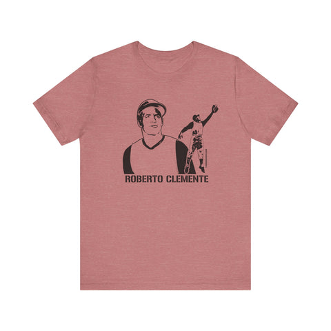 Roberto Clemente Legend T-Shirt  - Unisex bella+canvas 3001 Short Sleeve Tee T-Shirt Printify Heather Mauve XS 