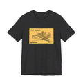 The 'Burgh Cartoon Pittsburgh Skyline - Short Sleeve Shirt T-Shirt Printify Dark Grey Heather S 