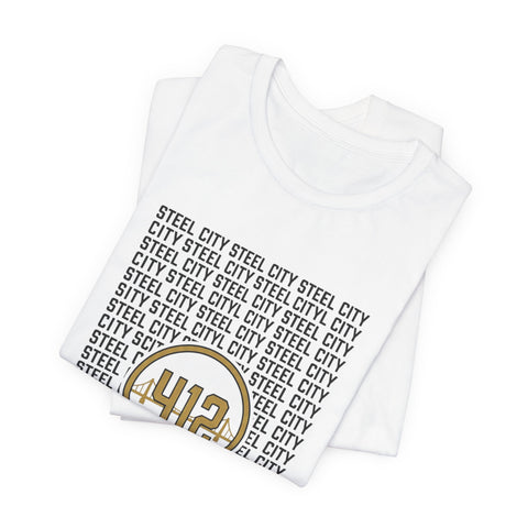 412 Steel City Tee | Pittsburgh 412 Area Code