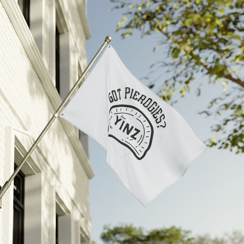 Yinz Got Pierogis? - Double Sided Flag