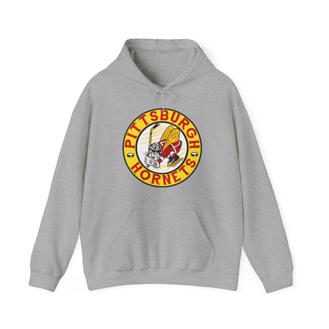 Pittsburgh Hornets Hoodie Hoodie Vintage Ice Hockey Sport Grey S