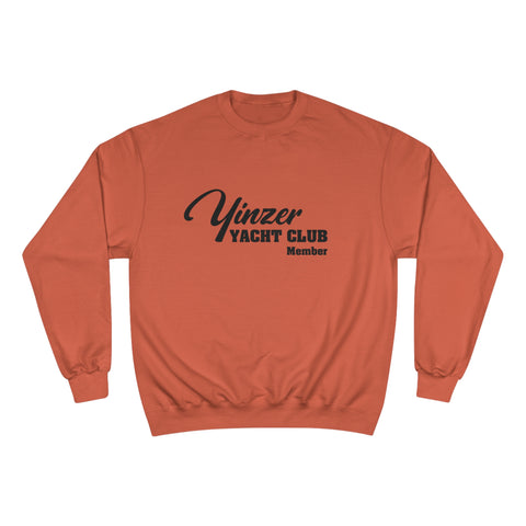 Yinzer Yacht Club Member - Champion Sweatshirt Sweatshirt Printify Orange XL