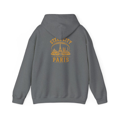 Steel City Paris - Unisex Heavy Blend™ Hooded Sweatshirt (Design on Back)