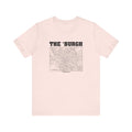 The 'Burgh Retro Map   - Short Sleeve Tee T-Shirt Printify Soft Pink S 