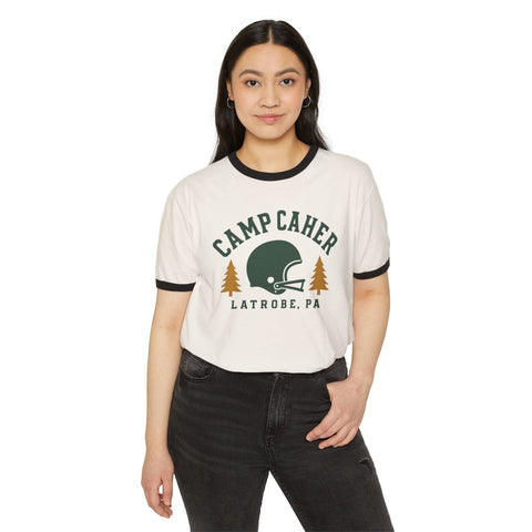 Camp Caher - Next Level Unisex Cotton Ringer T-Shirt