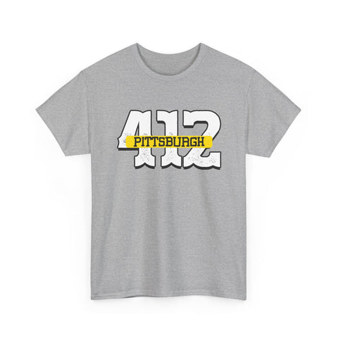 412 Pittsburgh - Unisex Heavy Cotton Tee