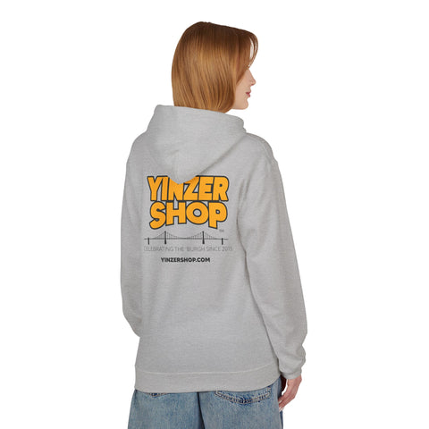 YinzerShop Serving Since 2015 - Print on back - Gildan SF500 Unisex Midweight Softstyle Fleece Hoodie Hoodie Printify