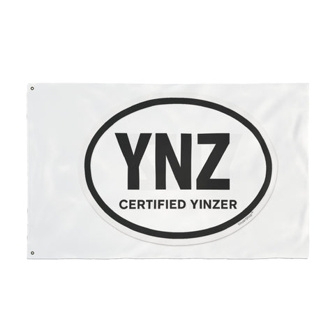 YNZ Certified Yinzer Double Sided Flag