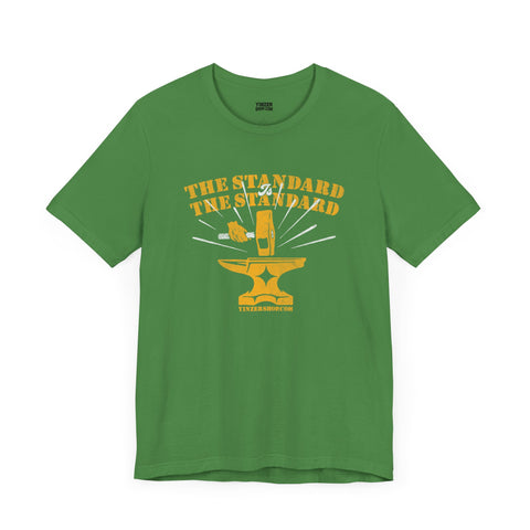 The Standard is The Standard - Hammer Anvil - T-shirt T-Shirt Printify Leaf S 