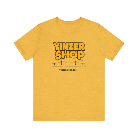 YinzerShop Serving Since 2015 - Bella+Canvas 3001 Lightweight Unisex Jersey Short Sleeve Tee T-Shirt Printify Heather Yellow Gold XS