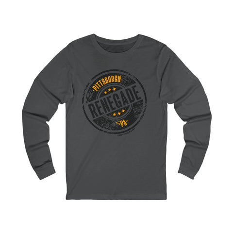 Stamp Series - RENEGADE - Long Sleeve Tee Long-sleeve Printify S Asphalt