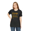 Pittsburghese Definition Series - Stillers - Short Sleeve Tee T-Shirt Printify   