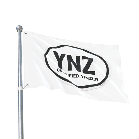 YNZ Certified Yinzer Double Sided Flag
