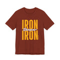 Iron Sharpens Iron - Proverbs 27:17 - Short sleeve T-shirt T-Shirt Printify Rust XS 