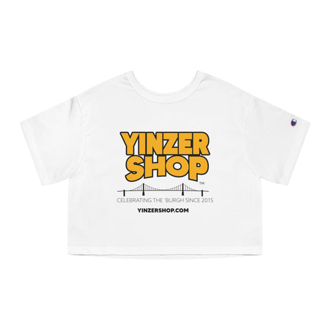 YinzerShop Serving Since 2015 - Champion Women's Heritage Cropped T-Shirt T453W T-Shirt Printify White XS