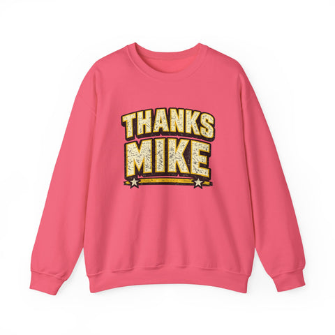 Thanks Mike Tomlin Message on a Heavy Blend™ Crewneck Sweatshirt