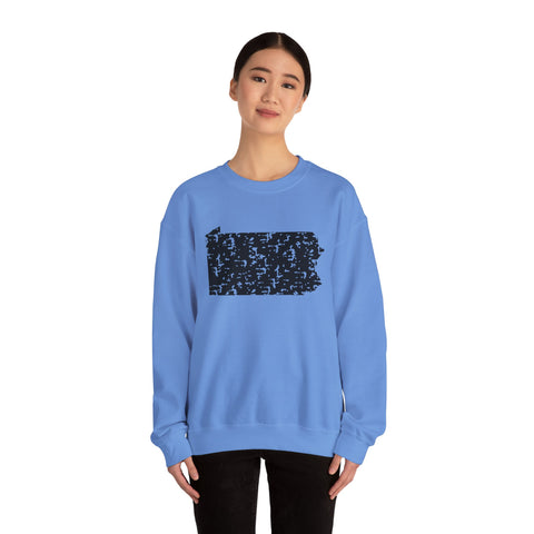 Pennsylvania Grunge - Heavy Blend™ Crewneck Sweatshirt