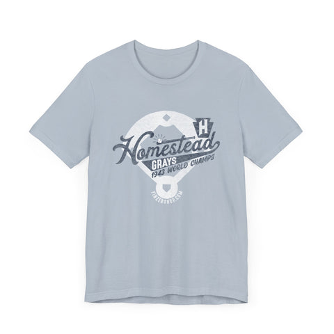 Homestead Grays - Retro Baseball - Short Sleeve Tee T-Shirt Printify   