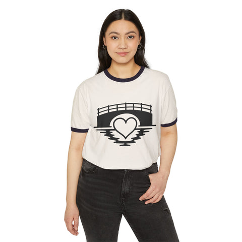 Love the 'Burgh - Unisex Cotton Ringer T-Shirt