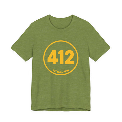 412 Stamp - Unisex Jersey Short Sleeve Tee