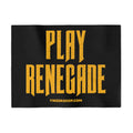 Pittsburgh Play Renegade Distressed Font Sweatshirt Black Blanket Home Decor Printify   