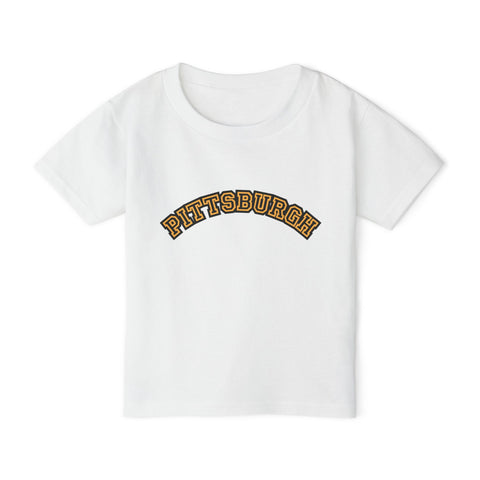 Pittsburgh Block Letters - Toddler T-Shirt