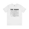The 'Burgh Retro Map   - Short Sleeve Tee T-Shirt Printify   