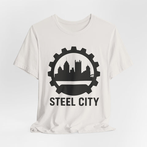 Steel City Gear Skyline - Unisex Jersey Short Sleeve Tee