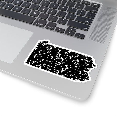 Pennsylvania Grunge -  Kiss-Cut Stickers